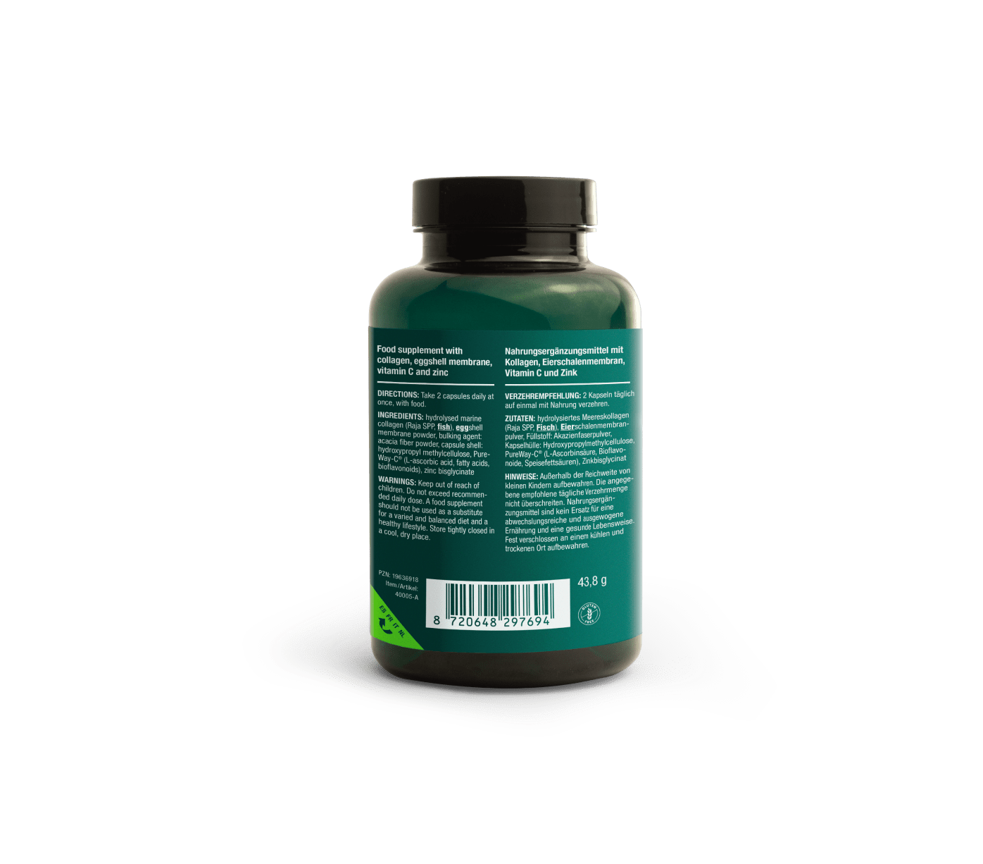 Vitalized Collagen Caps, 60 capsules - Welzo