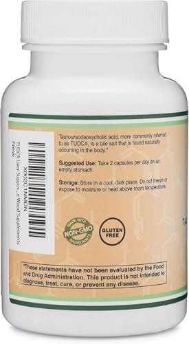 Διπλό ξύλο Tudca - 60 x 500 mg κάψουλες
