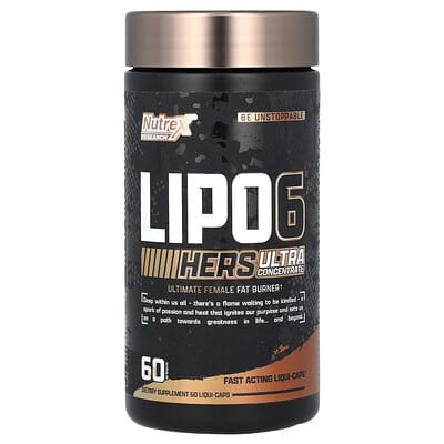 Nutrex Lipo-6 Black Hers Ultra Concentrate with Caffeine - 60 caps