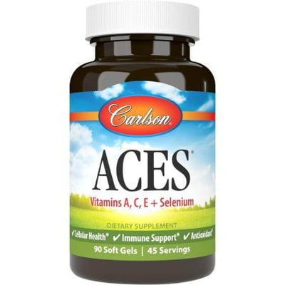 Carlson Labs ACES (Vit A, C, E + Selenium) 90 Softgels