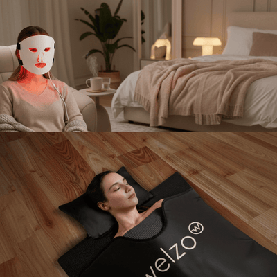 Welzo Face Mask and Sauna Relaxation Routine