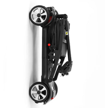 Scooter de mobilité pliable léger Welzo Freefold Welzo - 4 roues, scooter électrique portable pour batterie au lithium adulte, gamme de 20 km