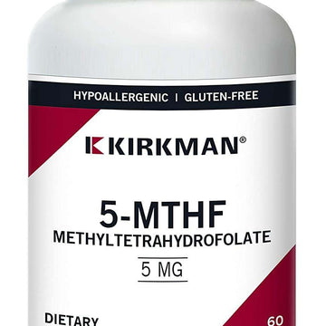 5-MTHF Methyl Folate (5mg) - 60 Caps - Kirkman Labs - welzo