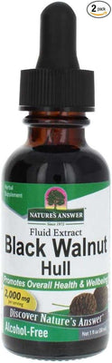 Black Walnut Hull, Fluid Extract, Alcohol-Free, 2,000 mg, 30 ml - Nature's Answer