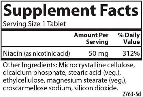 Νιασίνη 50 mg 300 δισκία - Carlson Labs