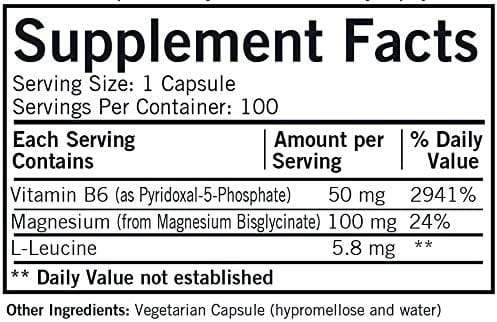 P-5-P mit Magnesium-Bisglycinat (hypoallergen), 100 Kapseln-Kirkman Laboratories