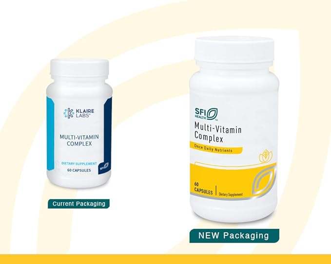 Multi -Vitamin -Komplex, 60 Kapseln - Klaire Labs (SFI Health)