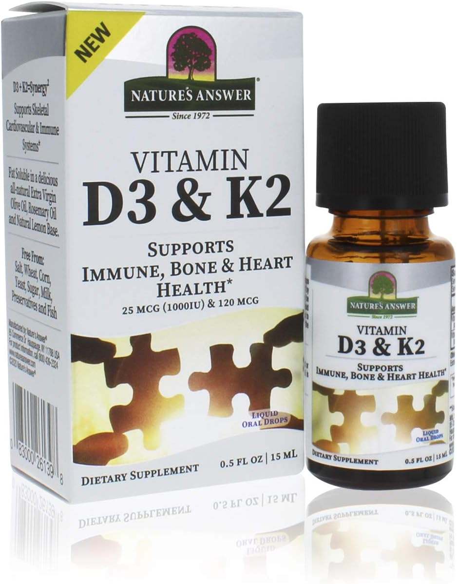Витамин D3 & K2, 15 ml - Отговорът на природата