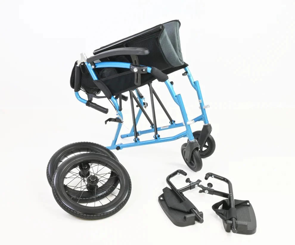 Silla de ruedas de tránsito de lite gravity