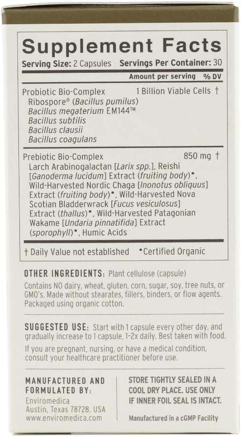Terraflora Daily Care - Broad Spectrum Synbiotic (gleba / SBO) - 60 kapsułek - Enviromedica
