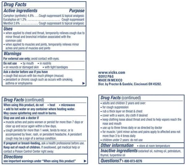 Vicks Vaporub 50g