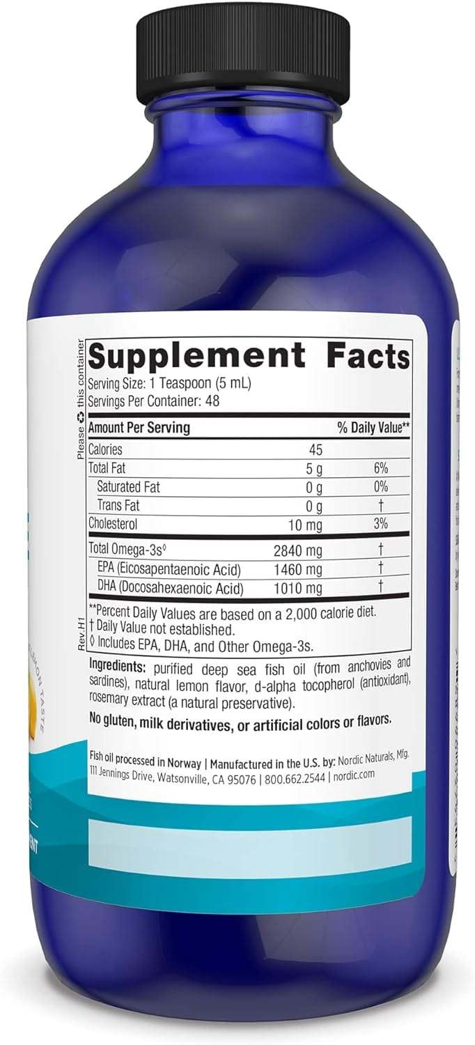 Ultimate Omega (cytryna) 237 ml - Nordic Naturals