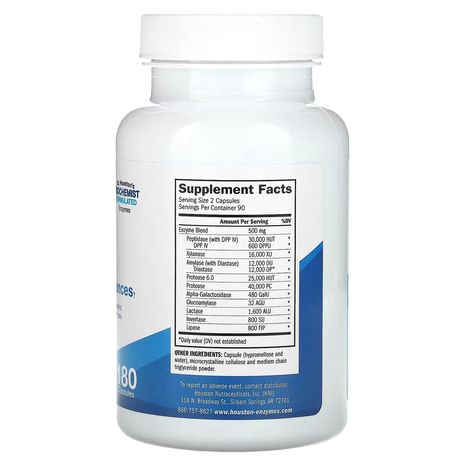 Trienza, 180 κάψουλες - ένζυμα του Χιούστον