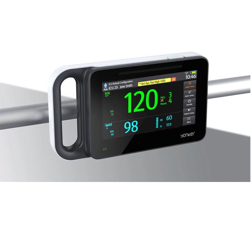 ECG Patient Monitor 7-Inch Touch Screen Portable 6-Parameter