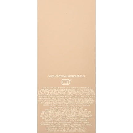 Carolina Herrera 212 Vip Rose / Eau De Parfum Spray 80ml