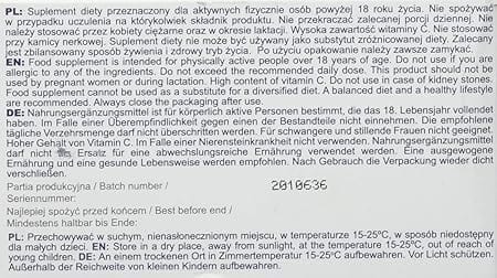 Allnutrition Vitamina C con bioflavonoidi, 1000 mg