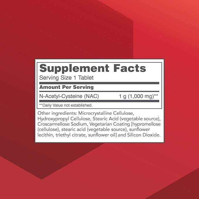 NAC 1.000mg 120 δισκία - Πρωτόκολλο για ισορροπία ζωής