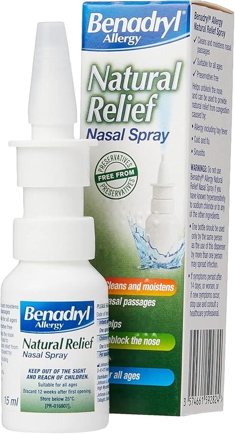 Benadryl Allergy Natural Relief Spray 15ml