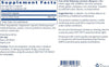 Taurine 500mg, 100 Capsules - Klaire Labs