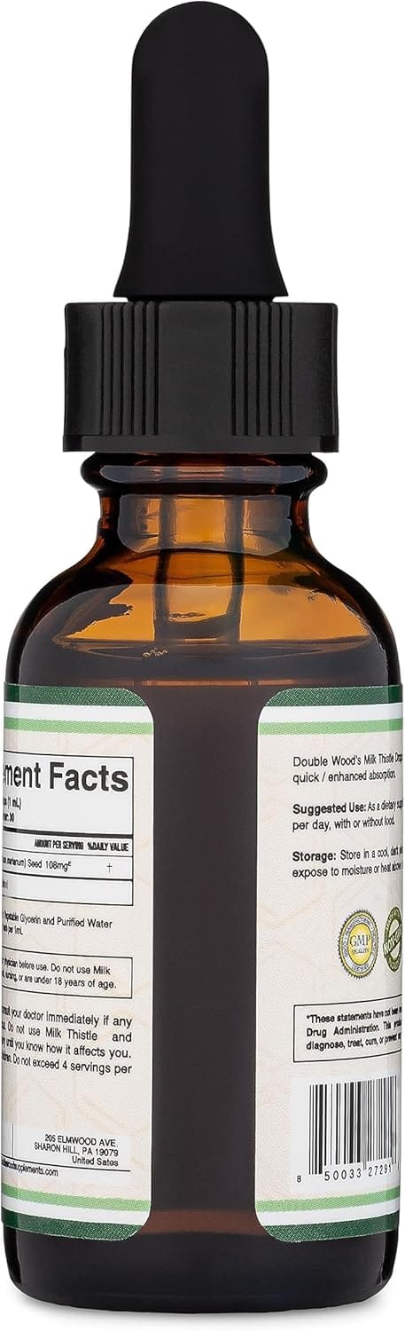 Doppio cardo a latte in legno - 30 x 1 fl oz porzioni