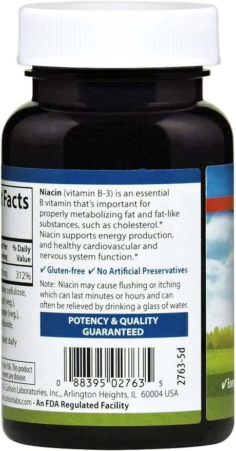 Νιασίνη 50 mg 300 δισκία - Carlson Labs