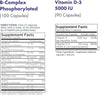 B -Complex фосфорилирани 100 капсули - метаболитна поддръжка