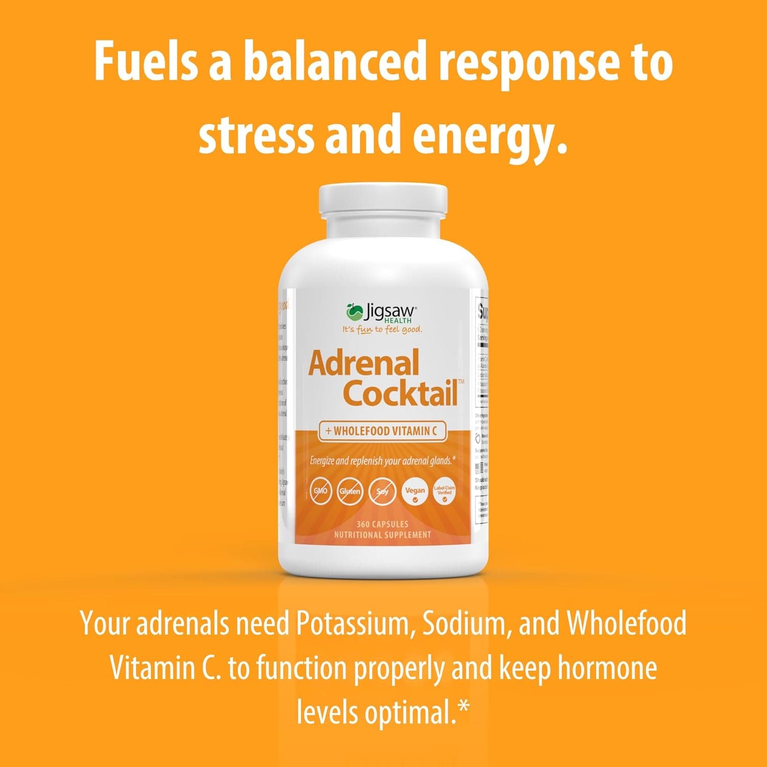 Cocktail surrénalien ™ + Vitamine C aliment entièrement