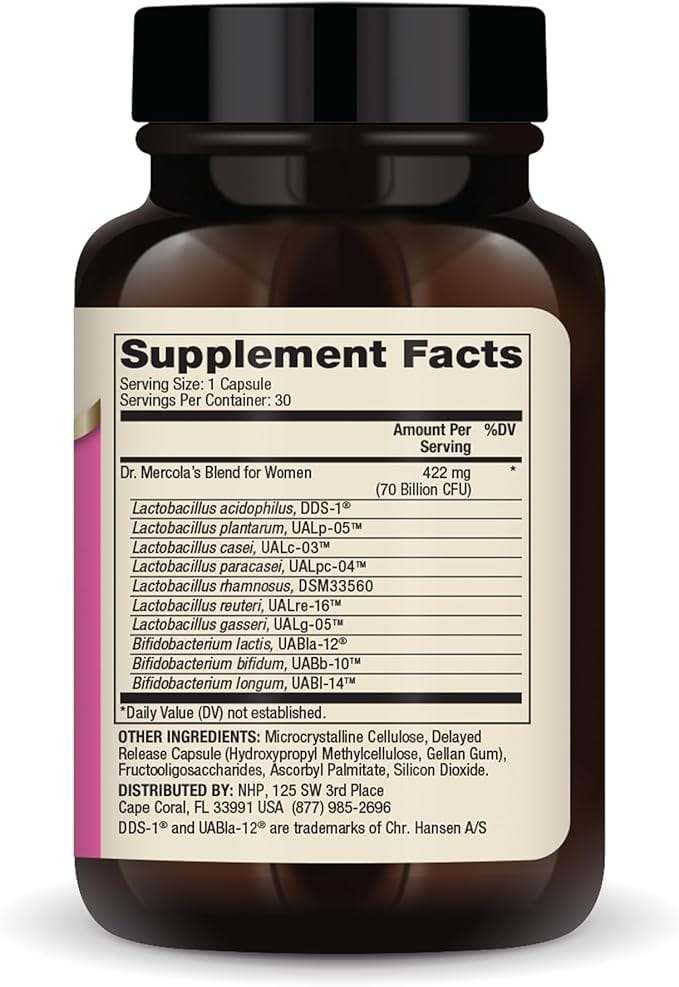 Kompletni probiotici za žene (30 kapsula) - dr Mercola