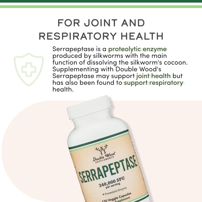 Double Wood Supplements Serrapeptase