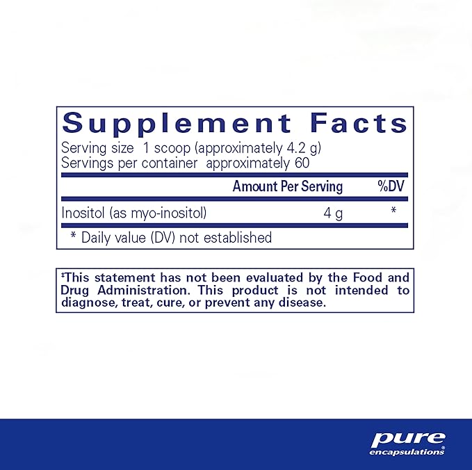 Inositolpulver 250G - Reine Einkapitationen