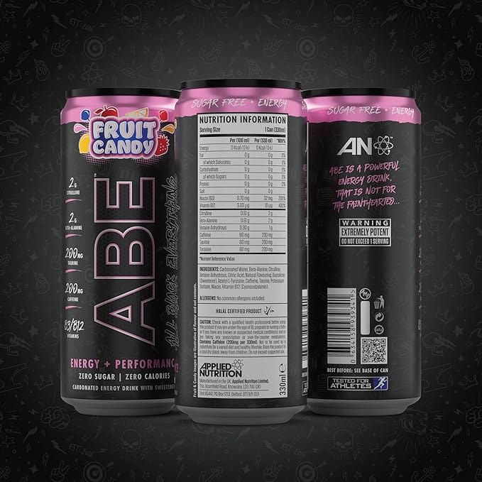 Приложно хранене Abe Energy + Contrains - 12 x 330ml