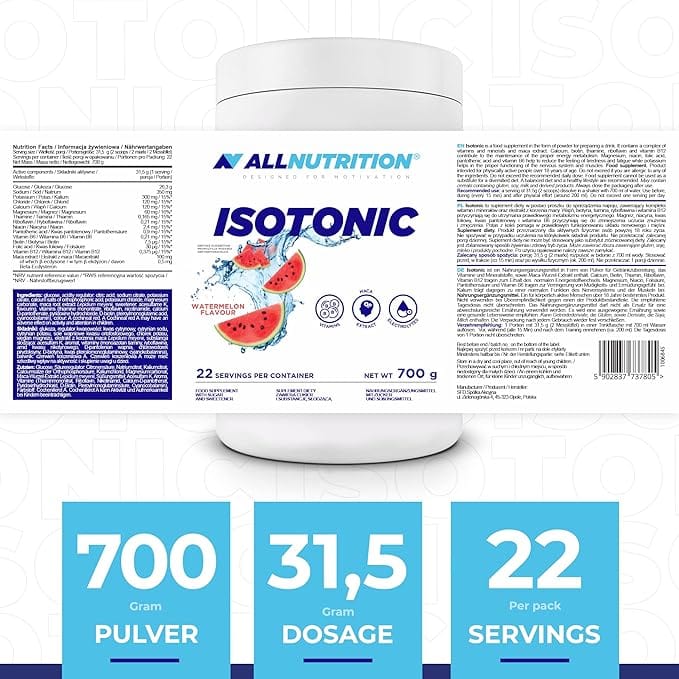Allnutrition Isotonic Drink Powder – 700 Grams