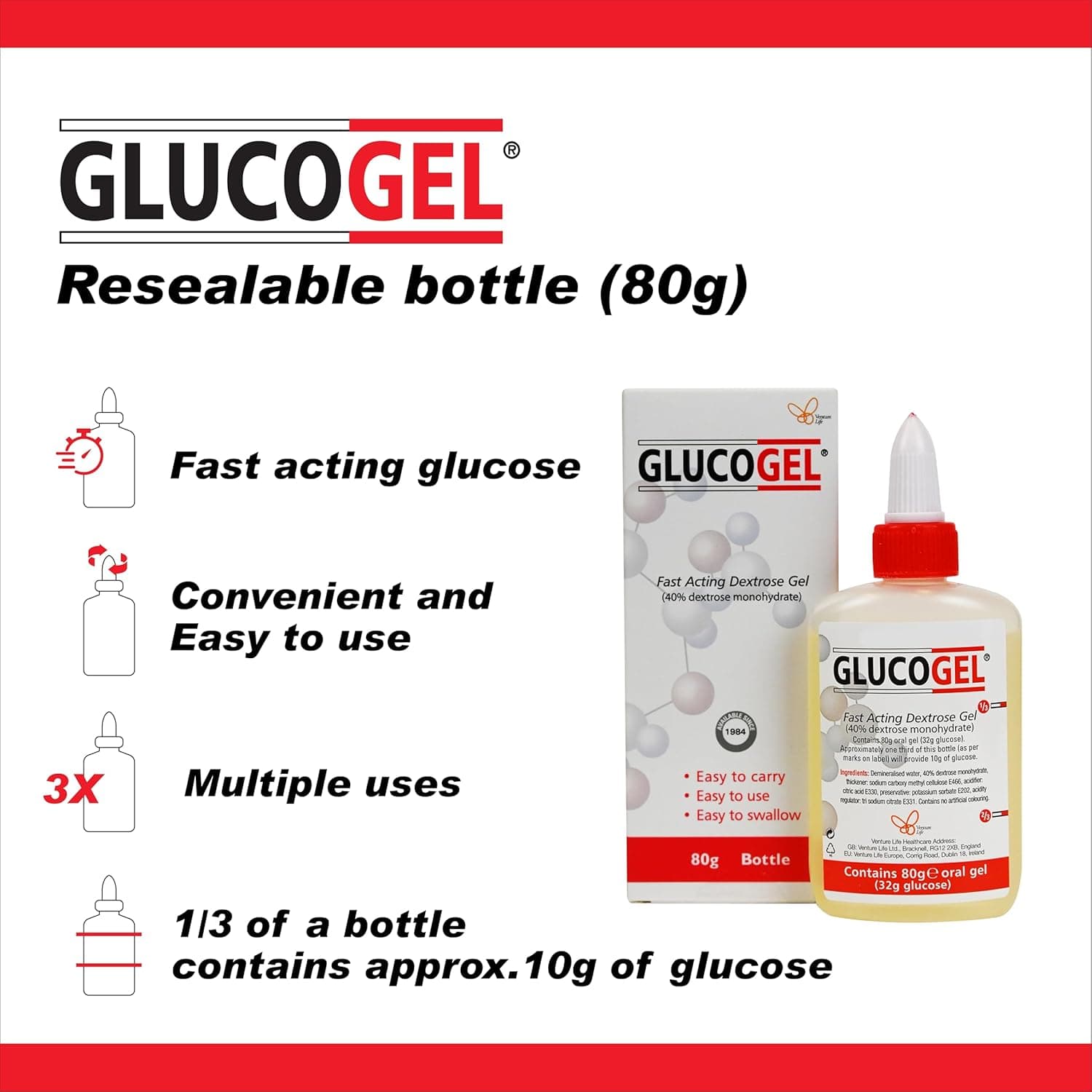 Glucogel Dextrose Gel 40%