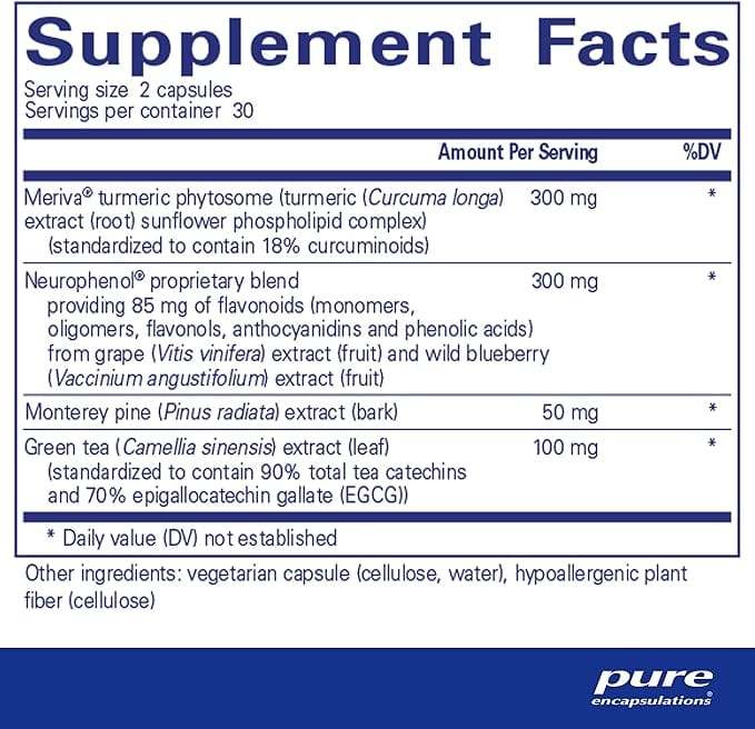 Curcumasorb Mind, 60 капачки - чисти капсулации