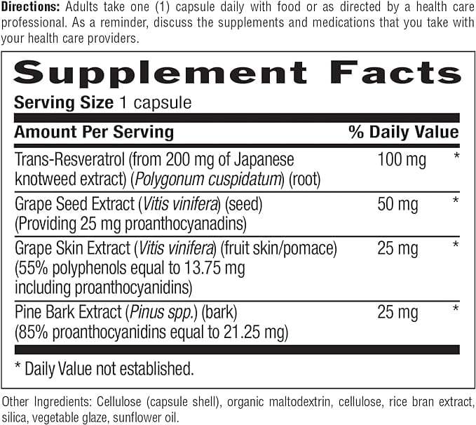 Resveratrol PLUS - Country Life