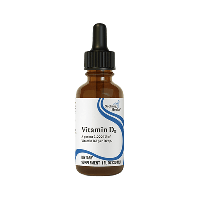 Optimal Vitamin D Liquid - 2,000 IU per Drop - Seeking Health - welzo
