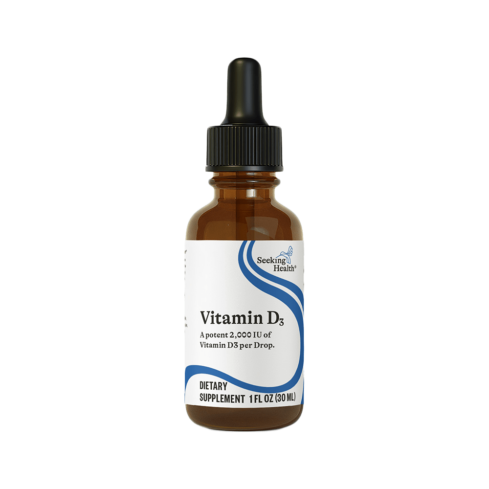 Optimal Vitamin D Liquid - 2,000 IU per Drop - Seeking Health - welzo