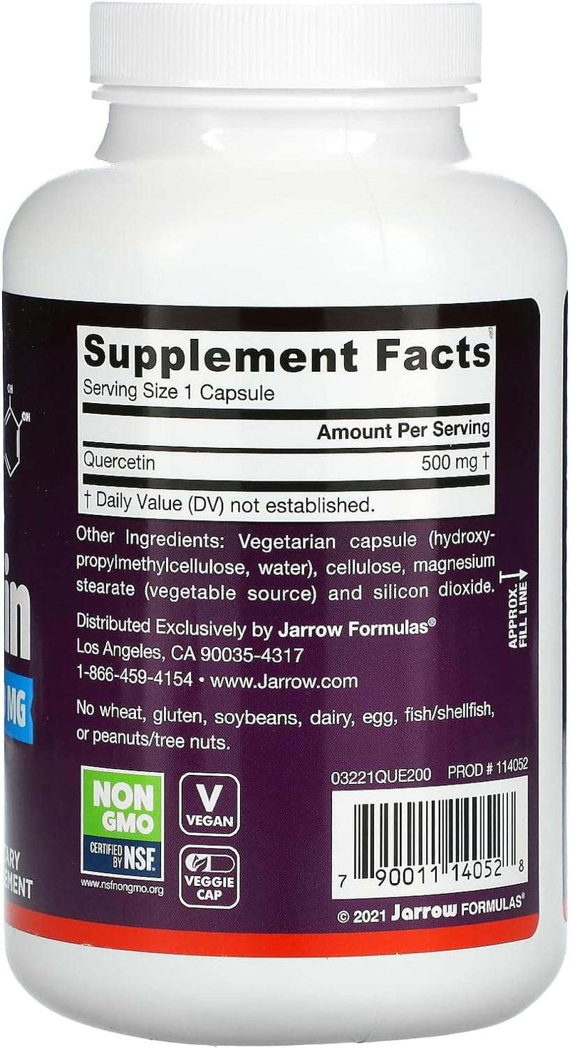 Kvercetin 500mg, 200 kapsula - Jarrow formule