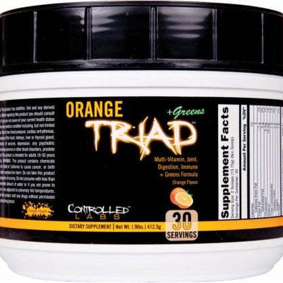 Controlled Labs Orange Triad + Greens, Lemon Ice Tea - 418 grams