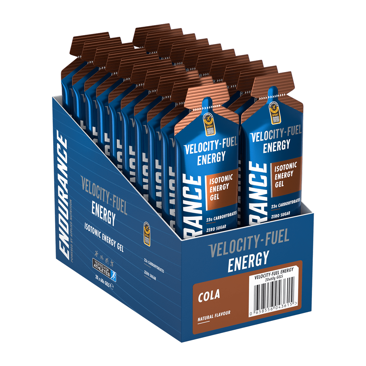 Applied Nutrition Endurance Velocity Energy Gel 20x60g Cola