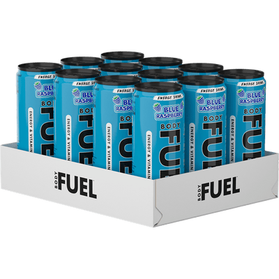 Applied Nutrition Body Fuel Energy Can 12x330ml Blue Raspberry