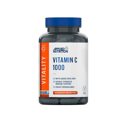 Applied Nutrition VITALITY - Vitamin C 1000MG & ROSE HIPS 100Veg Caps