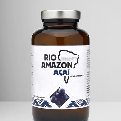 Rio Amazon Supplements Açai Extract 10% Polyphenols 500mg- 120 Capsules - Welzo