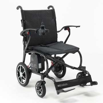 Aerocarbon Ultra Lightweight Folding PowerChair-Carbon Fiber Frame & Airline-Friendly Battery