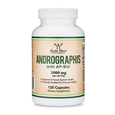 Double Wood Andrographis - 120 x 500 mg capsules - Welzo