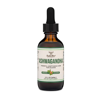 Double Wood Ashwagandha Drops - 30 x 1 mL servings - Welzo