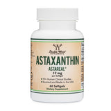 Double Wood Astaxanthin (Astareal) - 60 x 12 mg softgels - Welzo