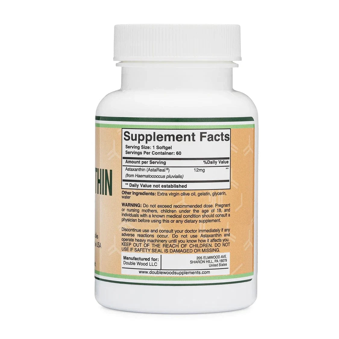 Doppelholz Astaxanthin (Astareal) - 60 x 12 mg Softgele