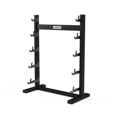 JORDAN Barbell Rack (5 Bar) â Black - Welzo