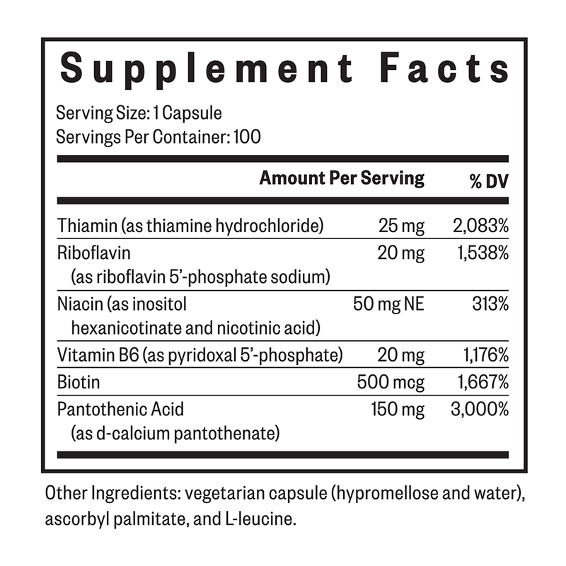 B-Minus - B12 and Folate Free - 100 Vegetarian Capsules - Seeking Health
